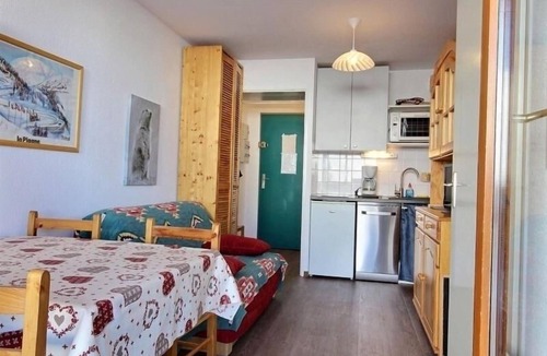 Plagne Soleil Apartment | Cozy apartment for 4 with large terrace at the foot of the slopes