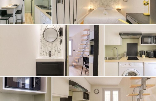 Saint Michel - Mairie Apartment | Tiny-duplex