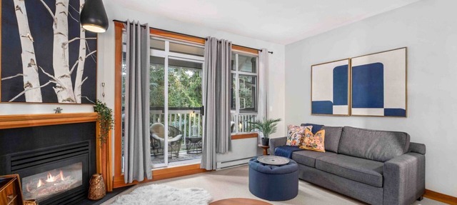 2BR | Granite Court | Village Location | King Bed | Private Balcony | Parking | Fireplace in Whistler