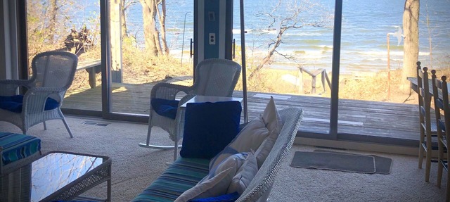 Beachfront Cottage On Lk Mich At Port Sheldon (8 mi. N of Holland) in West Olive