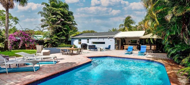 Breathtaking House and Backyard Near Wilton Manors in Fort Lauderdale