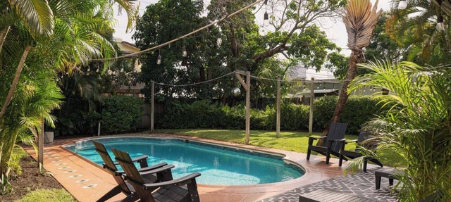 Casa del Ojo - 3 King beds - Heated Pool - BBQ - 1 mile to downtown FTL in Fort Lauderdale