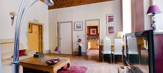 Charming accommodation, 2 bedrooms, 80m2, in Cordeliers in Lyon
