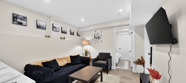Cozy Modern Walkerville Basement Apartment in Windsor
