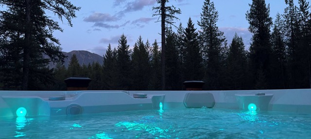 Custom built West Glacier cabin with private Salt Water Spa in West Glacier