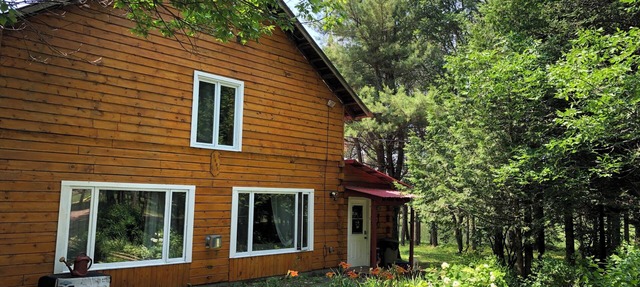 Extra-large 4,000 sq ft woodland retreat with authentic Wood-fired Sauna in Coe Hill
