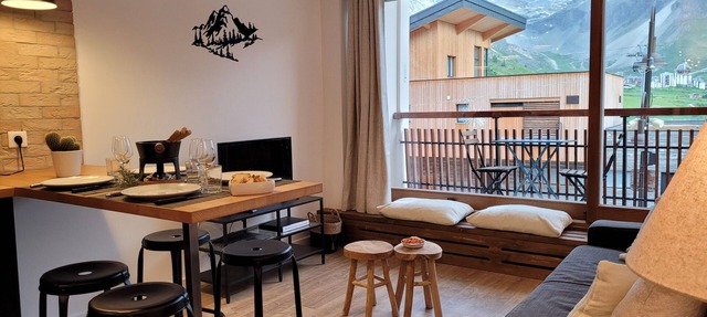 Flat 30m² Centre Tignes Lac Classified 3*Belles Prestations 100 m des pistes in Tignes