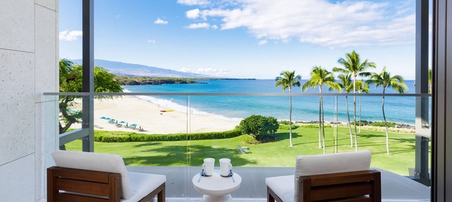 Hapuna Beach Paradise 2 Bed Penthouse Oceanfront View Resort in Hawaii County
