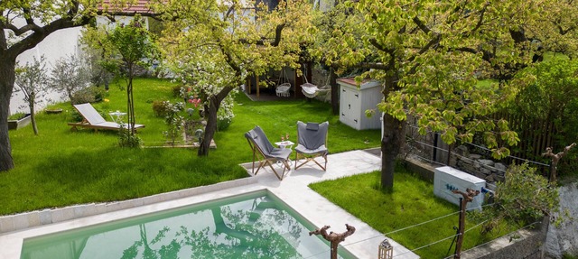 Historic winegrower's house in the Wachau wine region on the Danube with pool & sauna in Oberarnsdorf