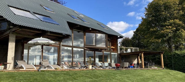 Panoramic lake view (600m)! ATYPIQUE Chalet ARCHITECTE-View VIDEO DRONE in Gérardmer