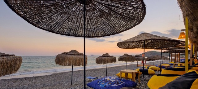 private seashore, private beach, private bungalow in Mugla