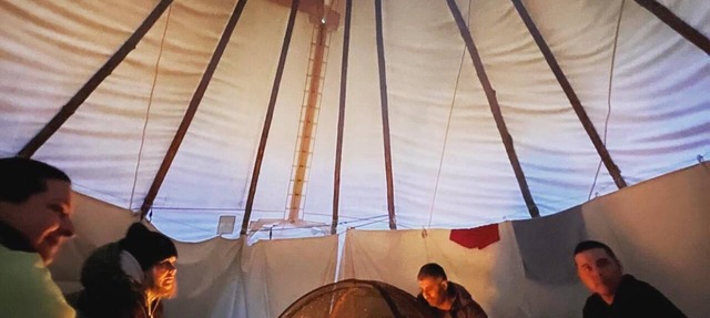 Standing Bear, Tipi for group of 6 in Markdale