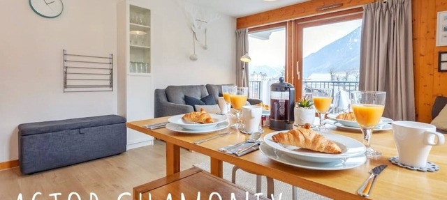 Stunning panoramic view, Cham centre, Pkg & WIFI in Chamonix-Mont-Blanc