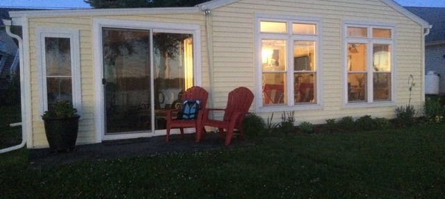 The "Yellow Cottage" waterfront Little Sodus/Fair Haven Bay in Fair Haven