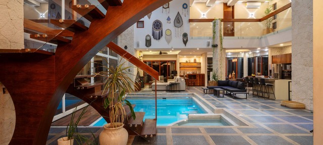 ¡TIKAL! Luxury 4BR Private Pool & Gym, 24/7 Security in Tulum
