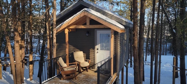 Tiny Treehouse Cabin | Bluff Woodlands #2 in Elba