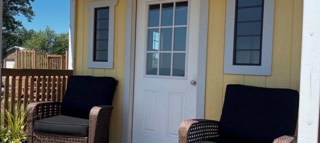 Wake up to the beautiful sunrise on Lake Erie in this tiny lakeside cabin. in Wheatley