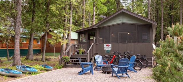 West Glacier Bear Cabin In Glacier National Park in Flathead County