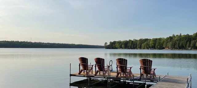 Yellow Cottage Sandy Lake Buckhorn. Beautiful turquoise water, water equipment. in Harcourt