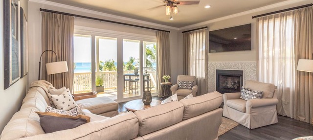 Inlet Beach, Private Heated Pool, Beachfront, Daily Beach Chair Service in Inlet Beach